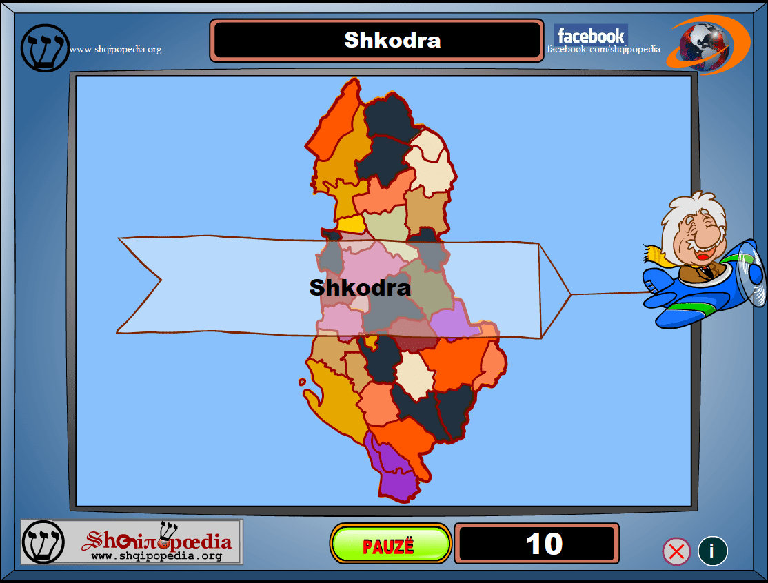 Kuiz Gjeografie Shqipëria screenshot