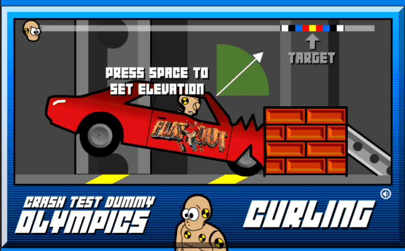 Crash Test Dummy Olympics: Curling screenshot