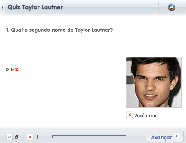 Quiz Taylor Lautner screenshot