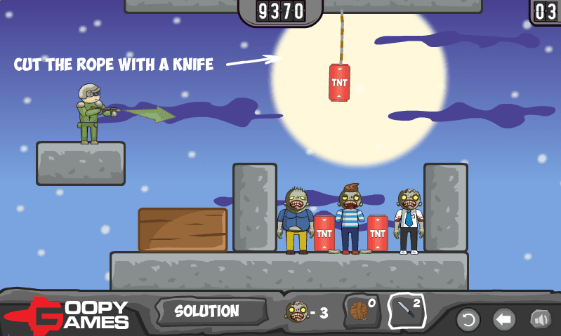Balloons vs Zombies screenshot