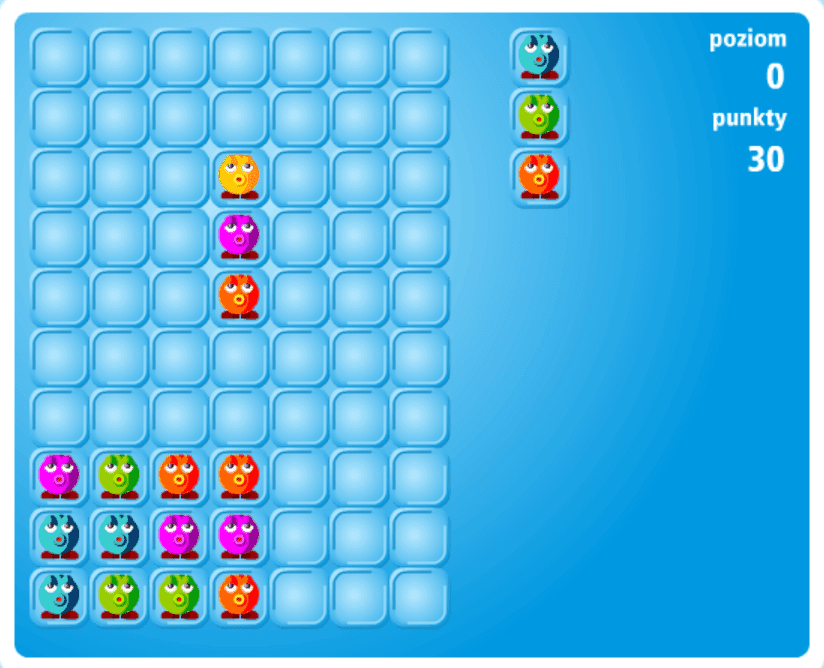 Pionowo, poziomo, ukośnie screenshot