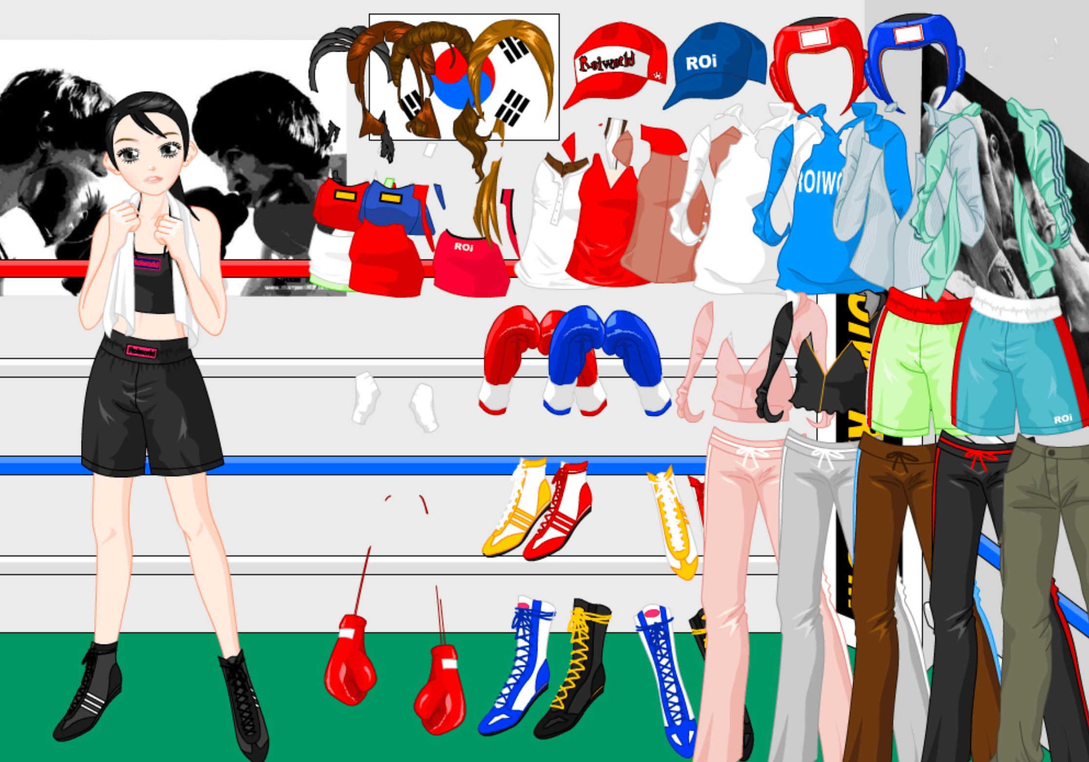 Roiworld Boxing Girl Dressup screenshot
