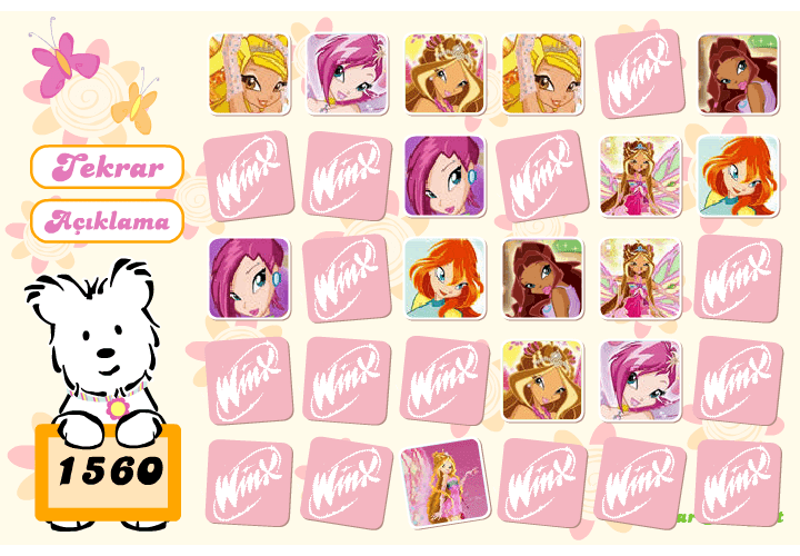 Winx Club Hafıza Oyunu screenshot