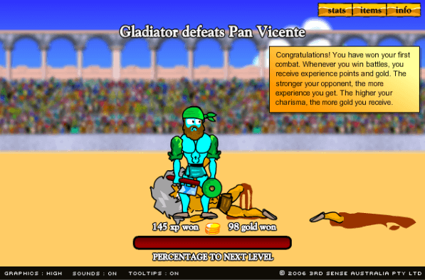 Swords and Sandals screenshot