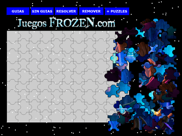 Puzzle: Anna y Elsa en el hielo screenshot