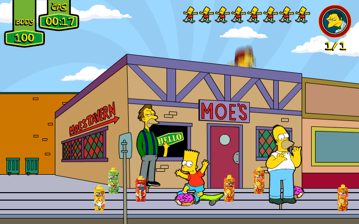 The Simpsons Happy Hour screenshot