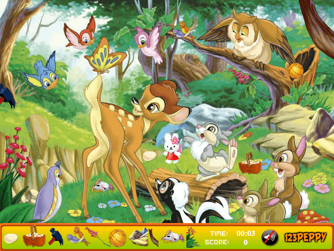 Bambi Hidden Objects screenshot