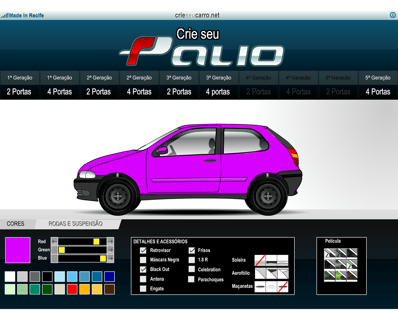 Crie Seu Palio screenshot