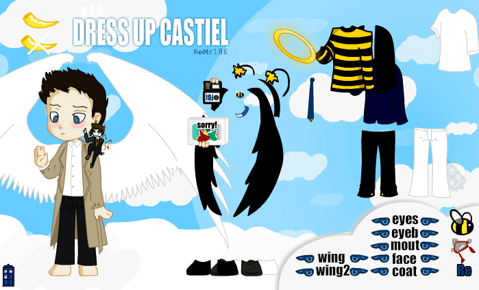 Dress Up Castiel screenshot