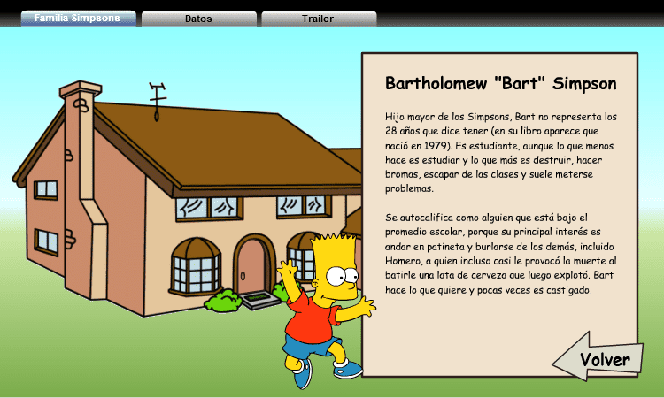 Simpsons Infographic screenshot