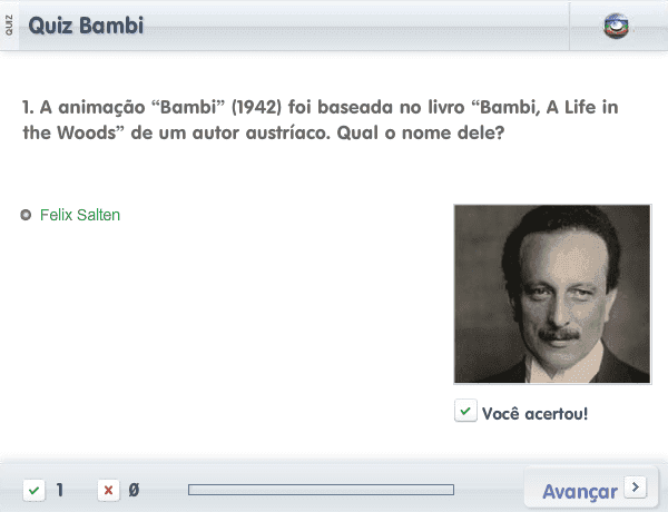 Quiz Bambi screenshot