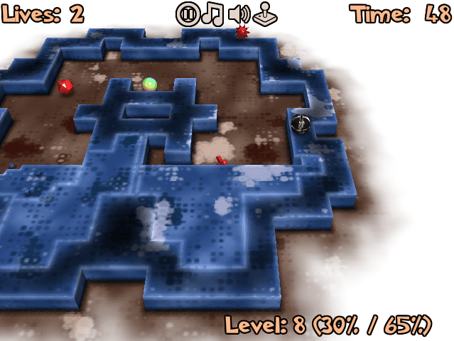 Xonix 3D 2 screenshot