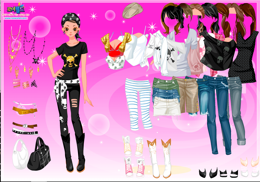 Skull Shirts Dress Up screenshot