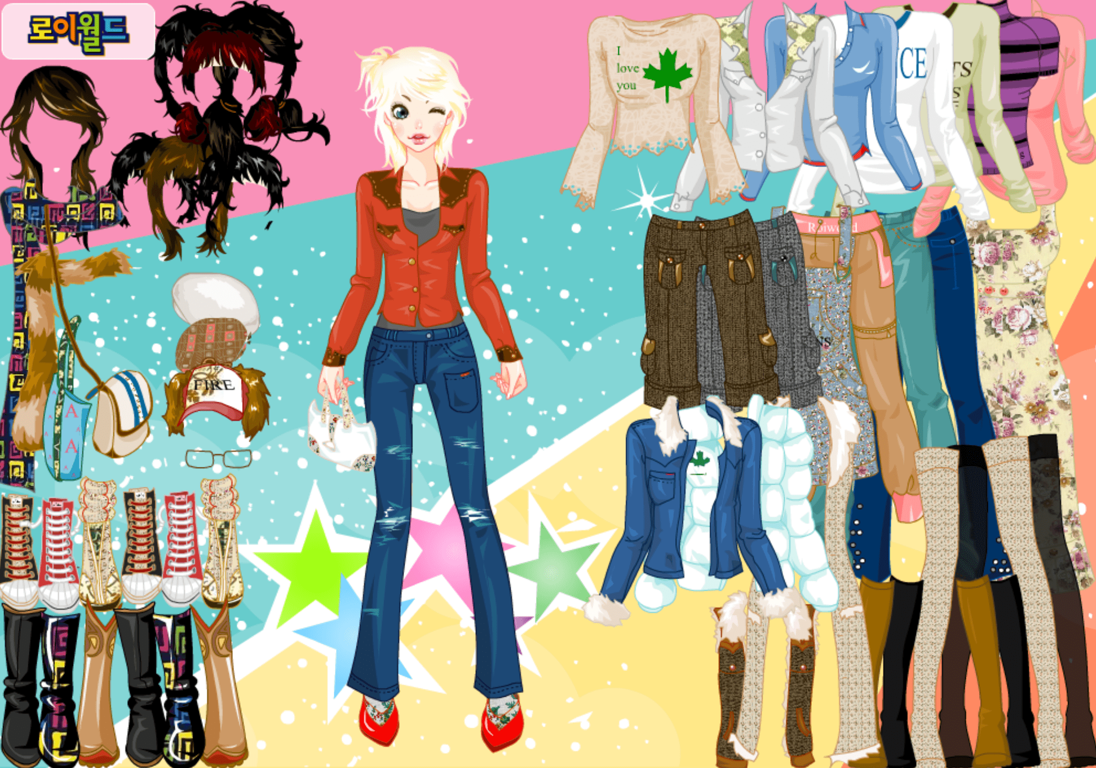 Roiworld Cozy Knit Dressup screenshot