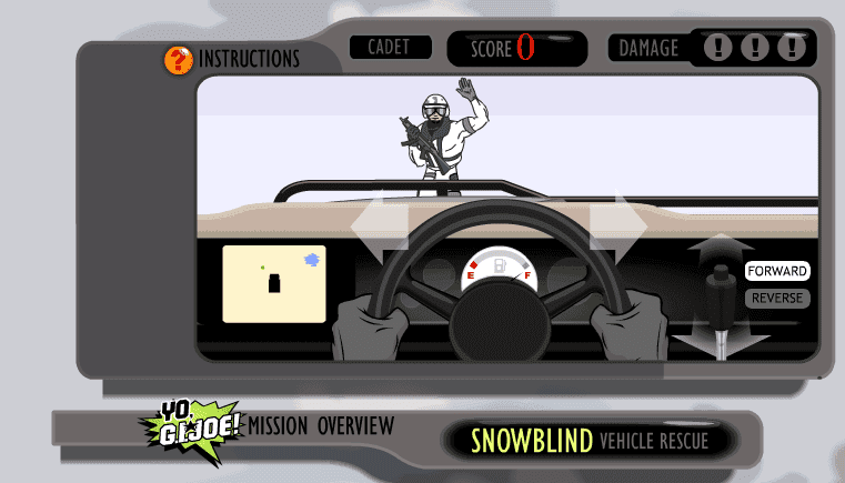 G.I. Joe Snowblind Vehicle Control screenshot