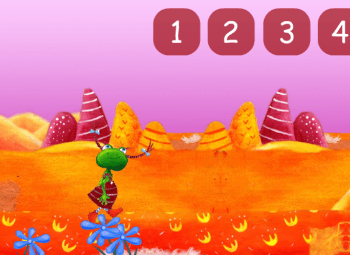 Little Frog and Stars screenshot