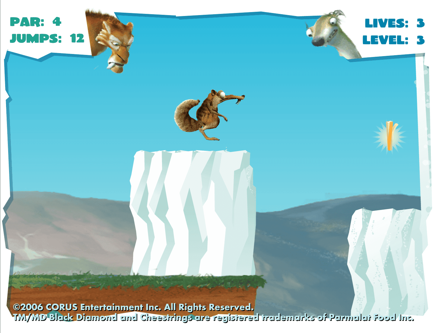 Scrat's Cheesestrings Meltdown screenshot