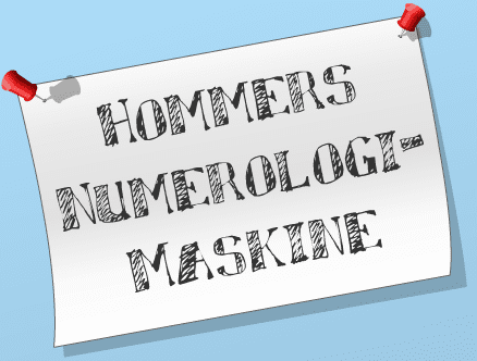 Hommers Numerologimaskine