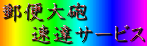 郵便大砲速達サービス