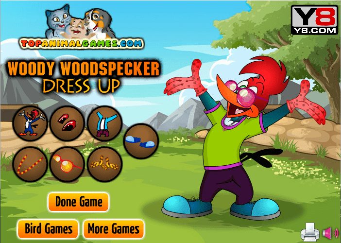 Woody Woodspecker Dress Up screenshot