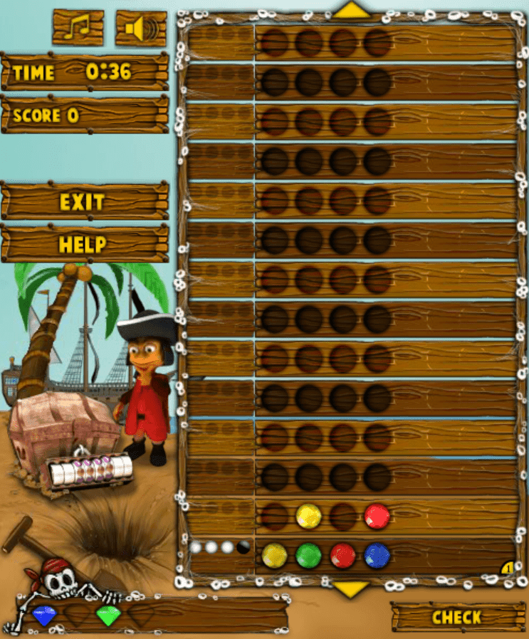 Mastermind Treasure Adventure screenshot
