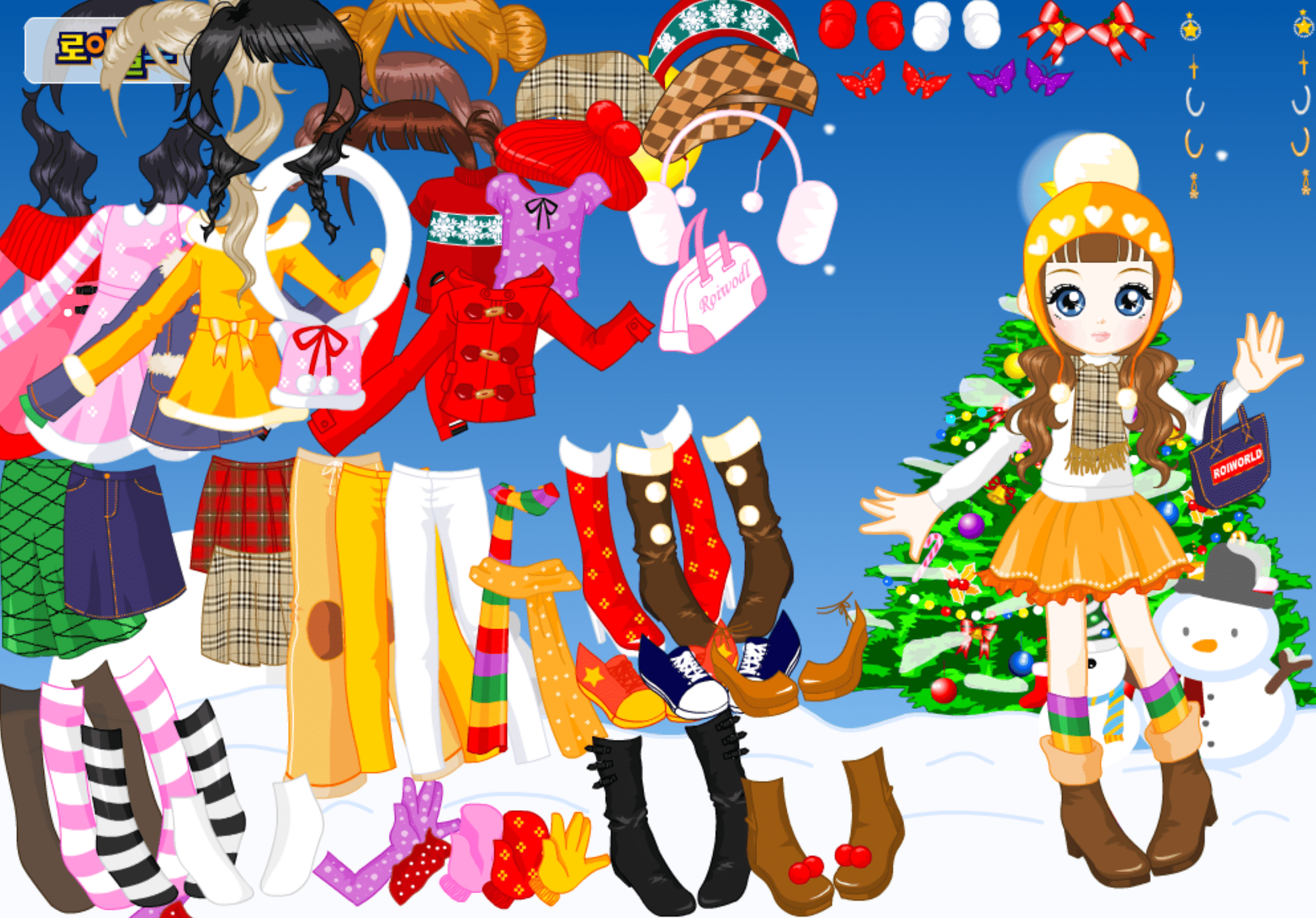 Roiworld Winter Cutie Dressup screenshot