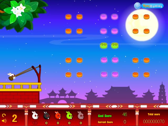 Rabbits Eat Moon Cakes screenshot