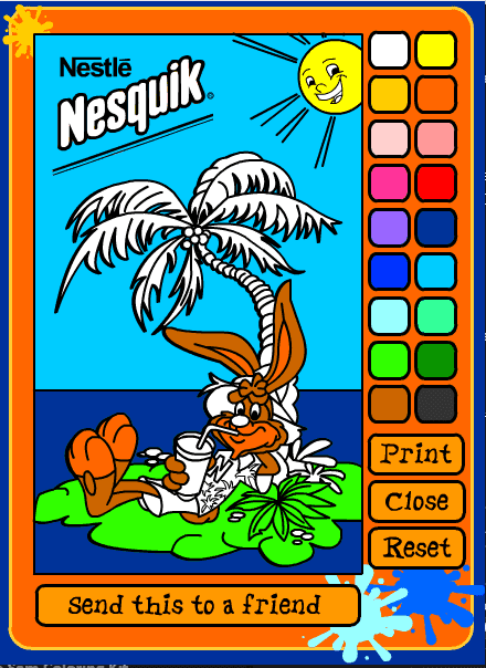 Nesquik Coloring Book screenshot