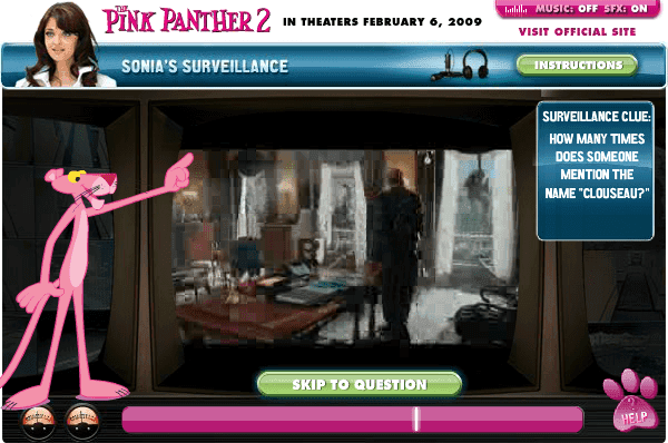 Pink Panther 2: Sonia's Surveillance screenshot
