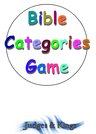 Bible Categories Game: Judges & Kings