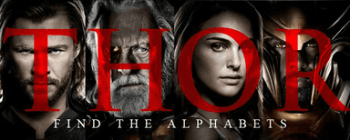Thor - Find the Alphabets
