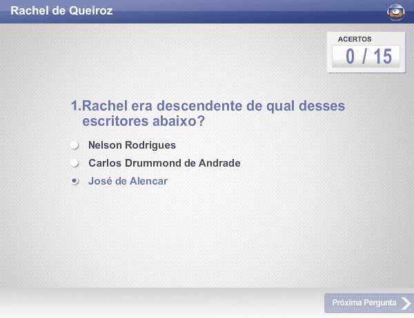 Rachel de Queiroz screenshot