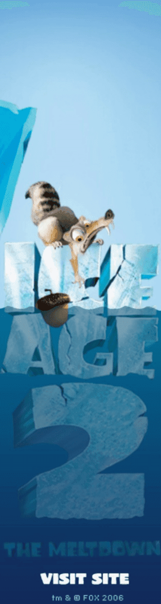 Ice Age 2 : The Meltdown Banner Ad screenshot