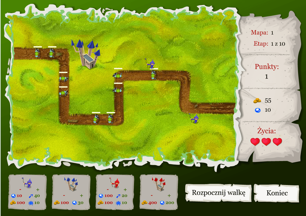 Obrona Krainy Elfów screenshot