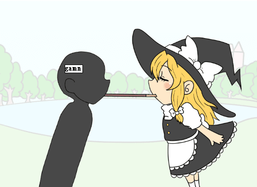 魔理沙とPocky Game screenshot