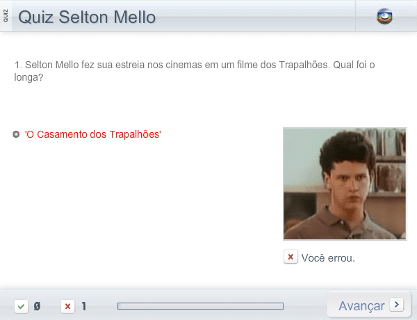 Quiz Selton Mello screenshot