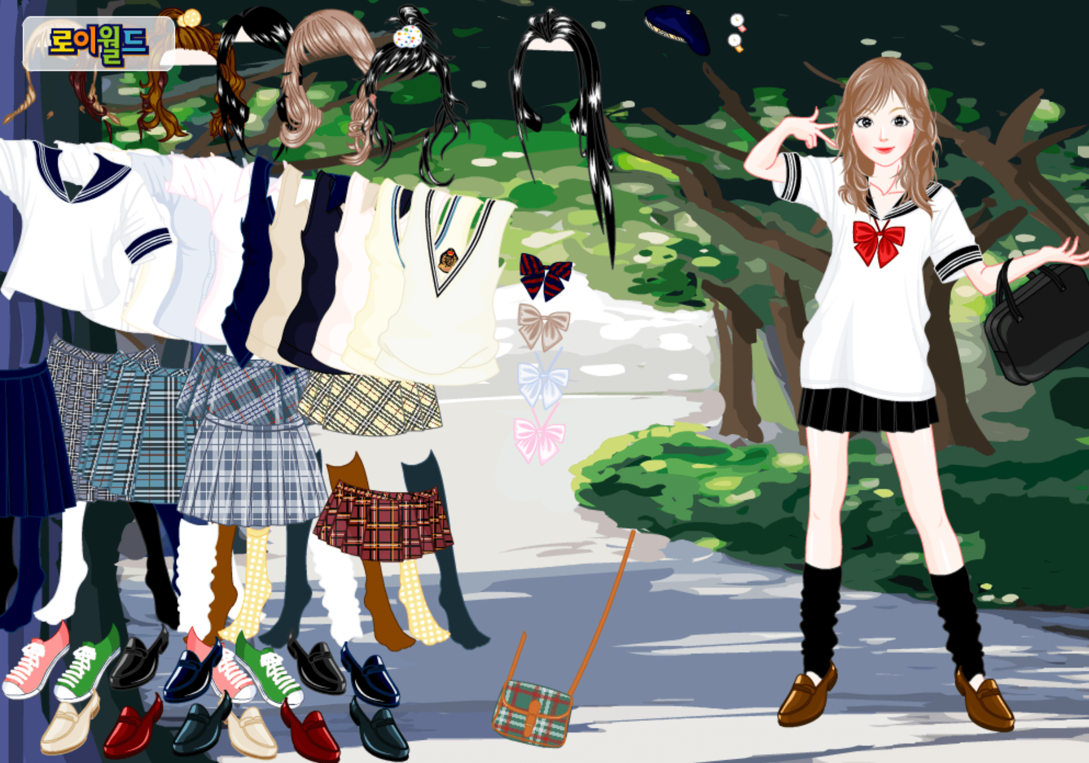 Roiworld High School Gal Dressup screenshot