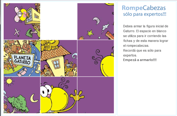 Gaturro Puzzle screenshot