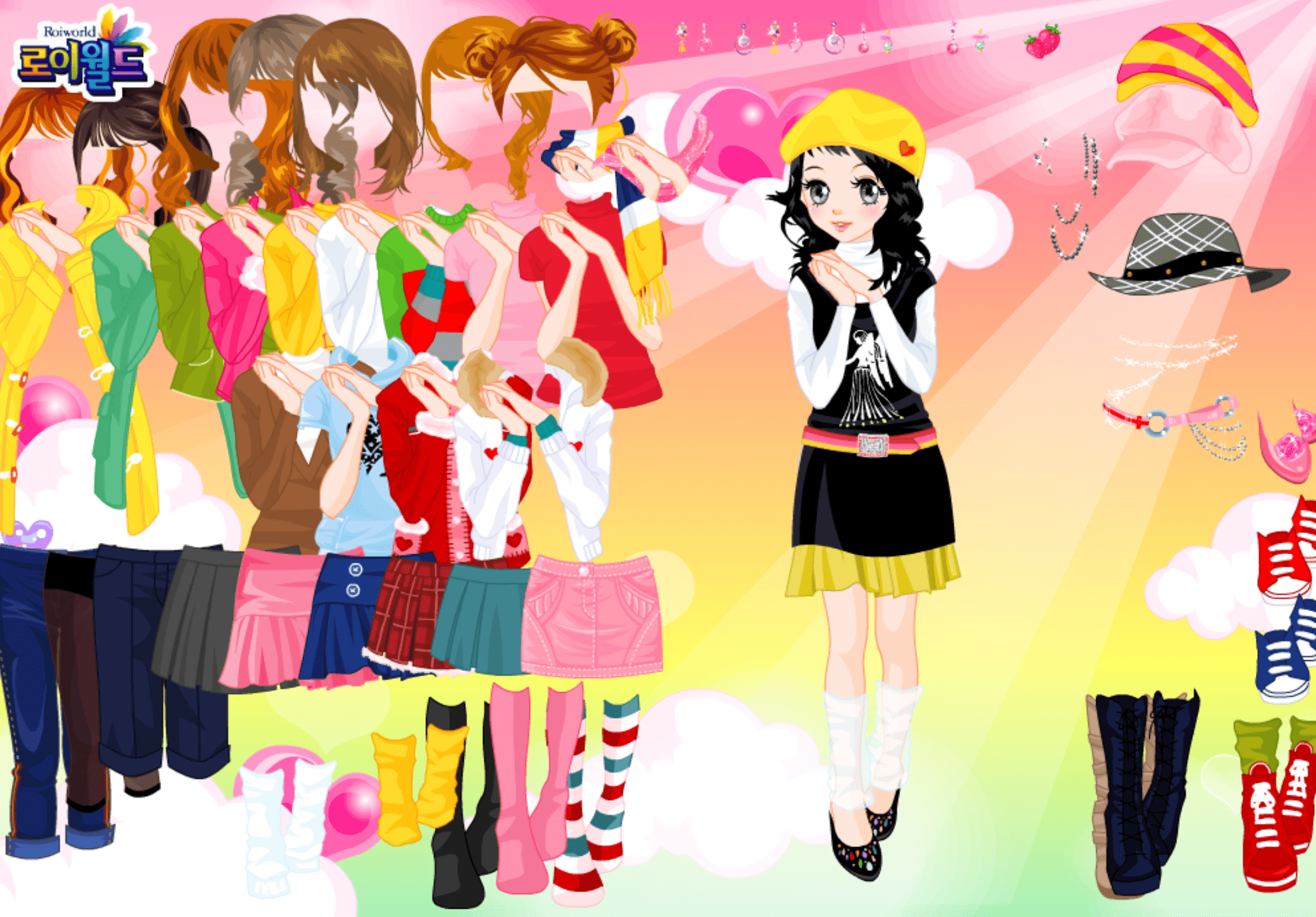 Roiworld Bright Clothes Dressup screenshot