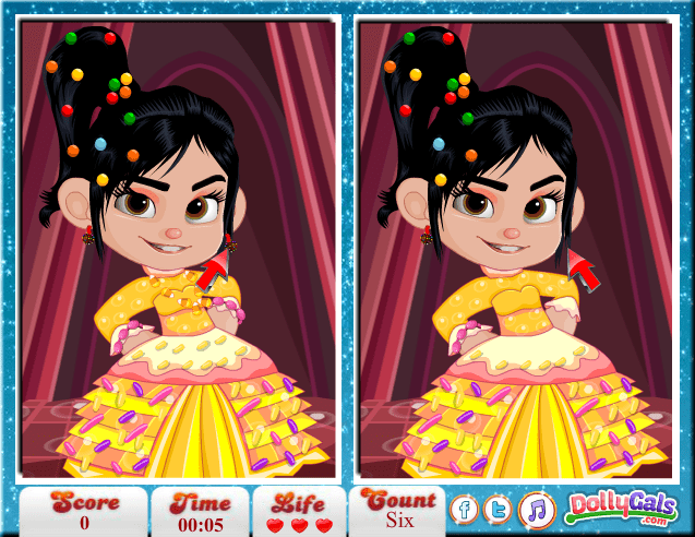 Vanellope von Schweetz 6 Diff screenshot