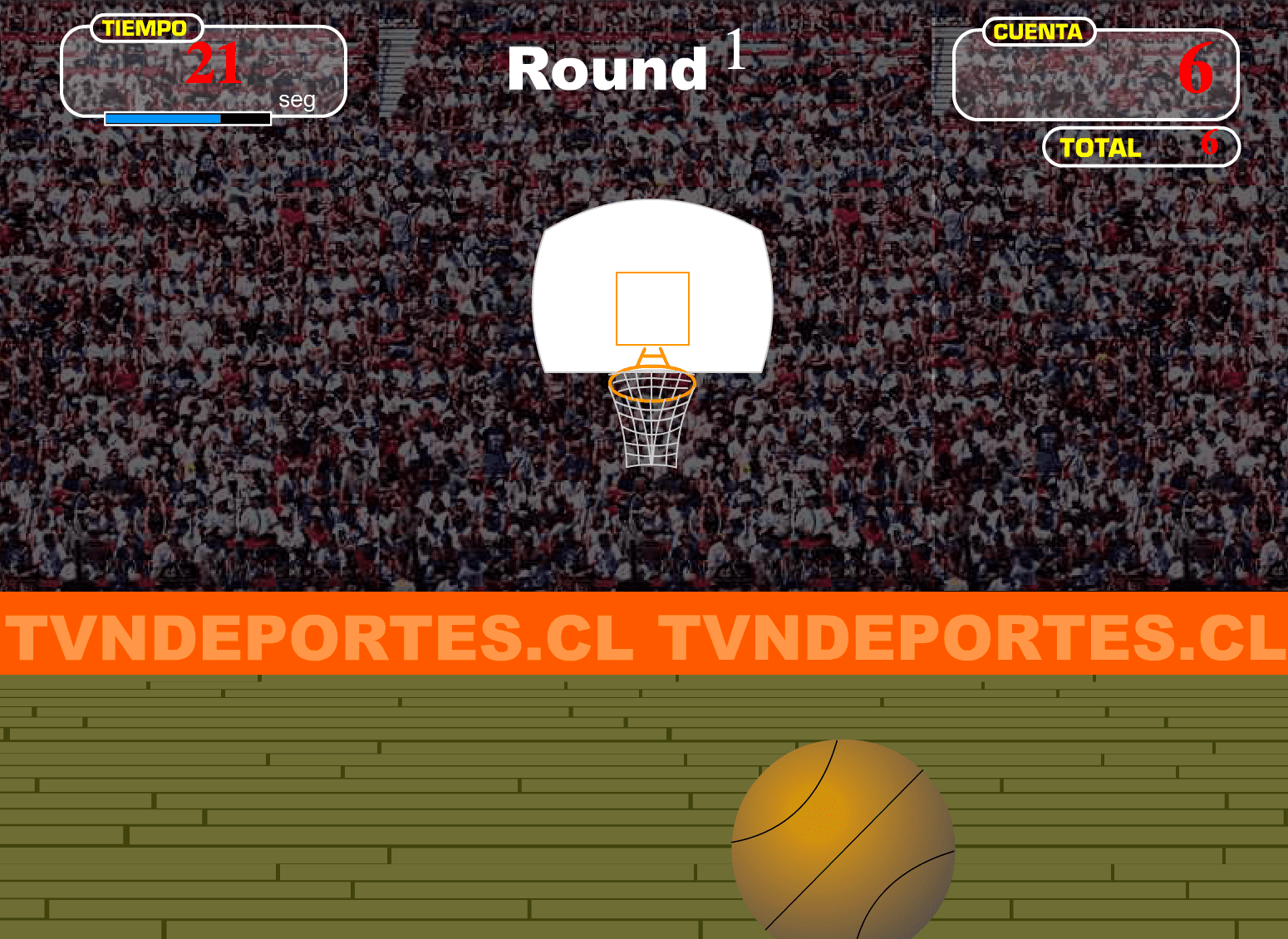 Básquetbol en TVN screenshot