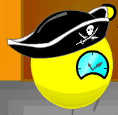 You Are A Pirate Clock