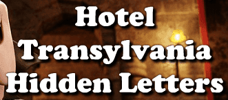 Hotel Transylvania Hidden Letters