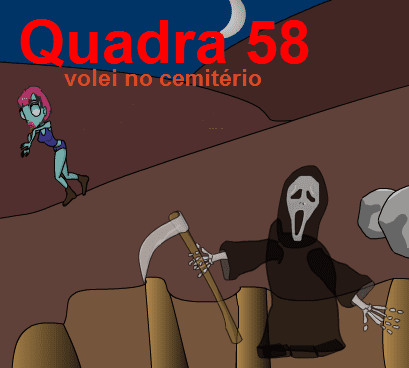 Quadra 58: volei no cemitério