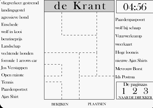 Hoe komt het nieuws zo snel in de krant? screenshot