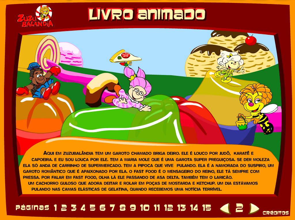 Livro Animado de Zuzubalândia screenshot