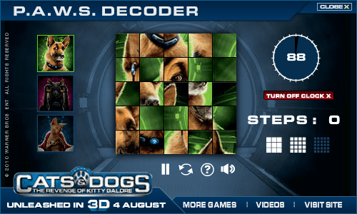 Cats & Dogs: The Revenge of Kitty Galore - P.A.W.S. Decoder screenshot