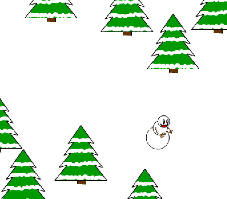 Snowman attack screenshot