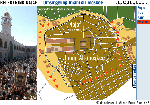 Omsingeling Imam Ali-moskee screenshot