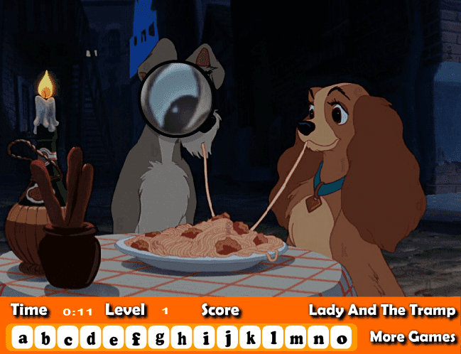 Lady and the Tramp: Hidden Letters screenshot